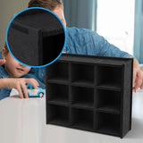 Monster Trucks Toy Wall Mount Display Case with 9 Slots for Kids