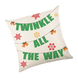 Christmas Pillow Cover Creative Square Cushion Cover for Festival Couch Sofa