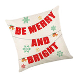 Christmas Pillow Cover Creative Square Cushion Cover for Festival Couch Sofa