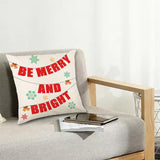 Christmas Pillow Cover Creative Square Cushion Cover for Festival Couch Sofa