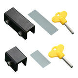 Window Safety Lock Sliding Stopper Childproof Baby Durable Window Restrictor 2.4x3x2.4cm