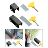 Window Safety Lock Sliding Stopper Childproof Baby Durable Window Restrictor 2.4x3x2.4cm