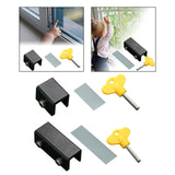Window Safety Lock Sliding Stopper Childproof Baby Durable Window Restrictor 2.4x3x2.4cm