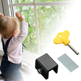 Window Safety Lock Sliding Stopper Childproof Baby Durable Window Restrictor 2.4x3x2.4cm