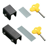 Window Safety Lock Sliding Stopper Childproof Baby Durable Window Restrictor 2.4x3x2.4cm