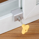 Sliding Window Lock Metal Security Screw Lock Safety Lock Falling Prevention Single Hole