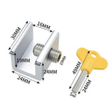 Sliding Window Lock Metal Security Screw Lock Safety Lock Falling Prevention Single Hole