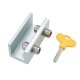 Sliding Window Lock Metal Security Screw Lock Safety Lock Falling Prevention Double Holes