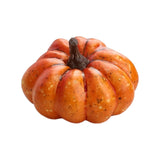 Maxbell 3xArtificial Pumpkin Halloween Foam Pumpkins Decor Table Centerpiece 4.5x7.5cm Orange