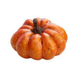 Maxbell 3xArtificial Pumpkin Halloween Foam Pumpkins Decor Table Centerpiece 4.5x7.5cm Orange