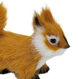 Plush Squirrel Ornament Tabletop Decoration Christmas Simulation Animal Doll brown