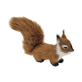 Plush Squirrel Ornament Tabletop Decoration Christmas Simulation Animal Doll coffee
