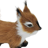Plush Squirrel Ornament Tabletop Decoration Christmas Simulation Animal Doll coffee