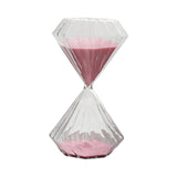 Sand Glass Timer Hourglass 30 Minutes Pink Sand Glass Sand Clock for Bedroom