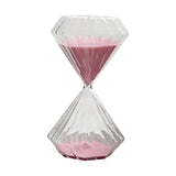Sand Glass Timer Hourglass 30 Minutes Pink Sand Glass Sand Clock for Bedroom
