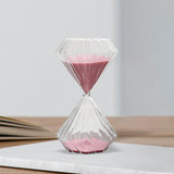 Sand Glass Timer Hourglass 30 Minutes Pink Sand Glass Sand Clock for Bedroom