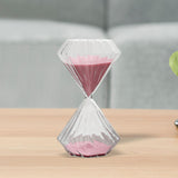 Sand Glass Timer Hourglass 30 Minutes Pink Sand Glass Sand Clock for Bedroom