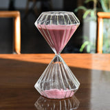 Sand Glass Timer Hourglass 30 Minutes Pink Sand Glass Sand Clock for Bedroom