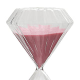 Sand Glass Timer Hourglass 30 Minutes Pink Sand Glass Sand Clock for Bedroom
