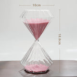 Sand Glass Timer Hourglass 30 Minutes Pink Sand Glass Sand Clock for Bedroom