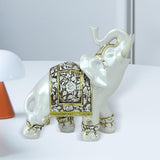 Standing Elephant Statue Decor Desk Craft Ornament for Office Home Decoration Big