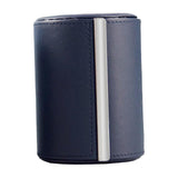 Maxbell 4xTravel Tie Case Tie Box for Men Travel Business Gift PU Leather Men Tie Case black