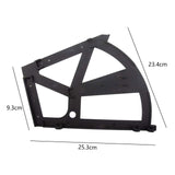 2 Layers Shoe Cabinet Flip Frame Black Durable Shoe Rack Hinges Flip Drawer