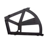 2 Layers Shoe Cabinet Flip Frame Black Durable Shoe Rack Hinges Flip Drawer