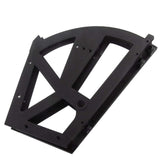 2 Layers Shoe Cabinet Flip Frame Black Durable Shoe Rack Hinges Flip Drawer