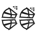 2 Layers Shoe Cabinet Flip Frame Black Durable Shoe Rack Hinges Flip Drawer