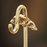 Maxbell Coffee Mug Saucer Holder Brass Rack Organizer Elegant for Collectible Teacup Small