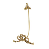 Maxbell Coffee Mug Saucer Holder Brass Rack Organizer Elegant for Collectible Teacup Small