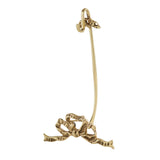 Maxbell Coffee Mug Saucer Holder Brass Rack Organizer Elegant for Collectible Teacup Small