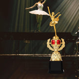 Dance Trophy Award Winning Prize for Party Celebrations Props Award Ceremony 30cm