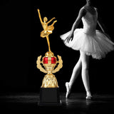 Dance Trophy Award Winning Prize for Party Celebrations Props Award Ceremony 30cm