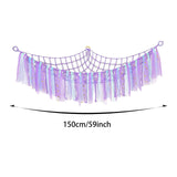 Plush Toy Storage Corner Hanging Netting Hammock for Nursery Bedroom Durable