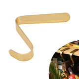 Maxbell 5xChristmas Ornament Hooks Xmas Hooks for Party Ball Decor Hanging Decorations Gold