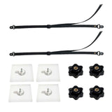 2Pcs TV Safety Straps Safety Furniture Wall Anchors for Cabinets Flat Screen