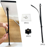 2Pcs TV Safety Straps Safety Furniture Wall Anchors for Cabinets Flat Screen