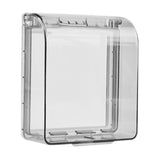 Maxbell 2xElectrical Outlet Cover Sturdy Receptacle Protector for Kitchen Home Outdoor Clear