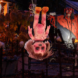 Halloween Creepy Dolls Scary Hanging Zombie Doll for Anniversary Masquerade Girl