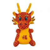 Chinese Dragon Plush Toy New Year Stuffed Animal Doll for Shop Table Bedroom