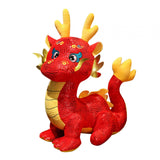 Chinese Dragon Plush Toy Stuffed Dragon Animal Doll for Party Office Holiday