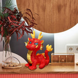 Chinese Dragon Plush Toy Stuffed Dragon Animal Doll for Party Office Holiday