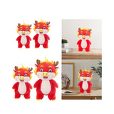 Plush Dragon Stuffed Toys Dragon Plush Toys for Room Decoration Holiday Gift 25cm
