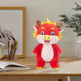 Plush Dragon Stuffed Toys Dragon Plush Toys for Room Decoration Holiday Gift 25cm