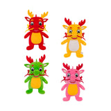 Plush Stuffed Animal Dragon Toys Soft Adorable for Home Decor Toddlers Gifts Red
