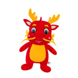Plush Stuffed Animal Dragon Toys Soft Adorable for Home Decor Toddlers Gifts Red