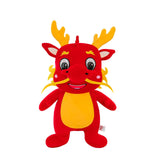 Plush Stuffed Animal Dragon Toys Soft Adorable for Home Decor Toddlers Gifts Red