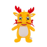Plush Stuffed Animal Dragon Toys Soft Adorable for Home Decor Toddlers Gifts Yellow